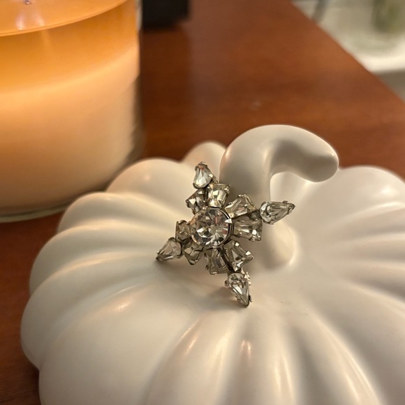 ✨ Vintage 1950s Rhinestone Starburst Brooch ❤️ - Picture 2 of 14